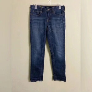 J. Crew Women’s Stretch Matchstick Jeans Size 27S Blue Denim